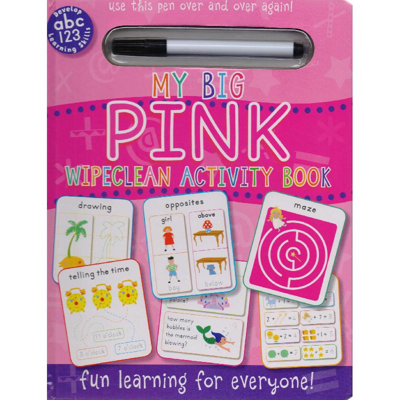 WipeClean My Big Activity Workbook (Pink) WipeClean Roger Priddy