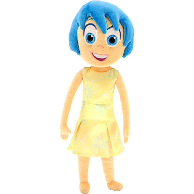 Disney Inside Out, Joy, 10, Plush Toy, Yellow/Blue, 3 Years and Above