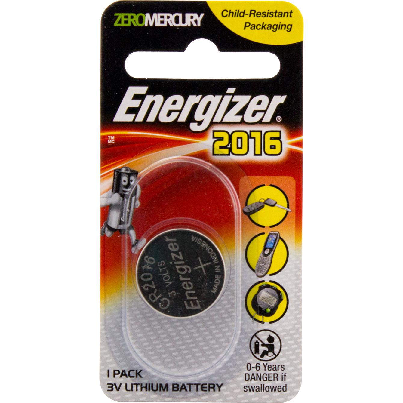 Energizer CR2016 (Button Cell Lithium Ion) Multipurpose Battery 3