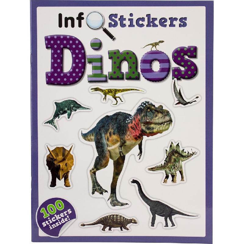 Info Stickers: Dinosaur Info Stickers Staffs of Autumn Publishing في ...