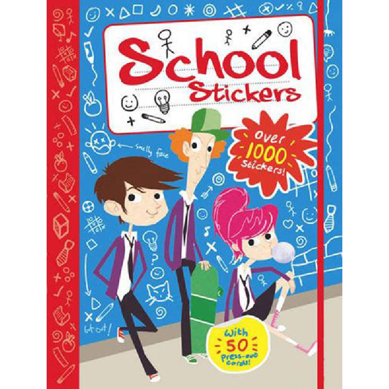 School Stickers | الأطفال | الكتب الانجليزية | المراجع والموسوعات | الشحن الدولي | 9-6 كتب للناشئة سن | كتب ملصقات للاطفال (5 - 8)