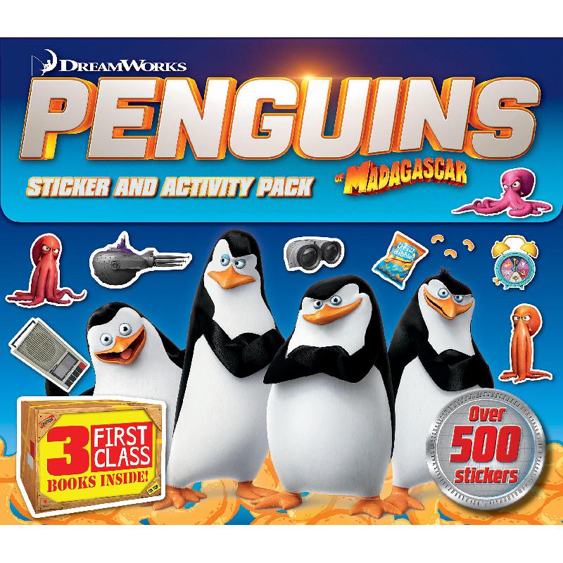Penguins of Madagascar, Sticker and Activity Pack Madagascar Staffs of