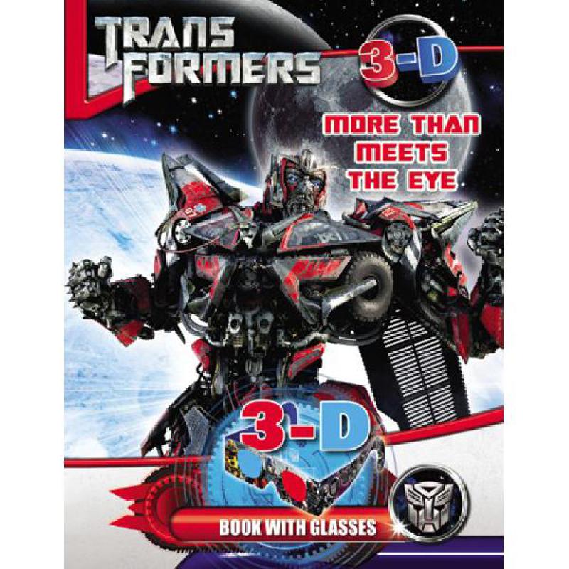 Transformers More Than Meets The Eye - 3D Book with Glasses ...