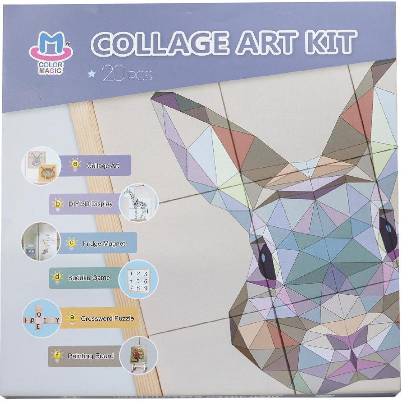 كولور ماجيك كولور ماجيك Collage Art Kit طلاء أكريليك  - مكتبة جرير السعودية