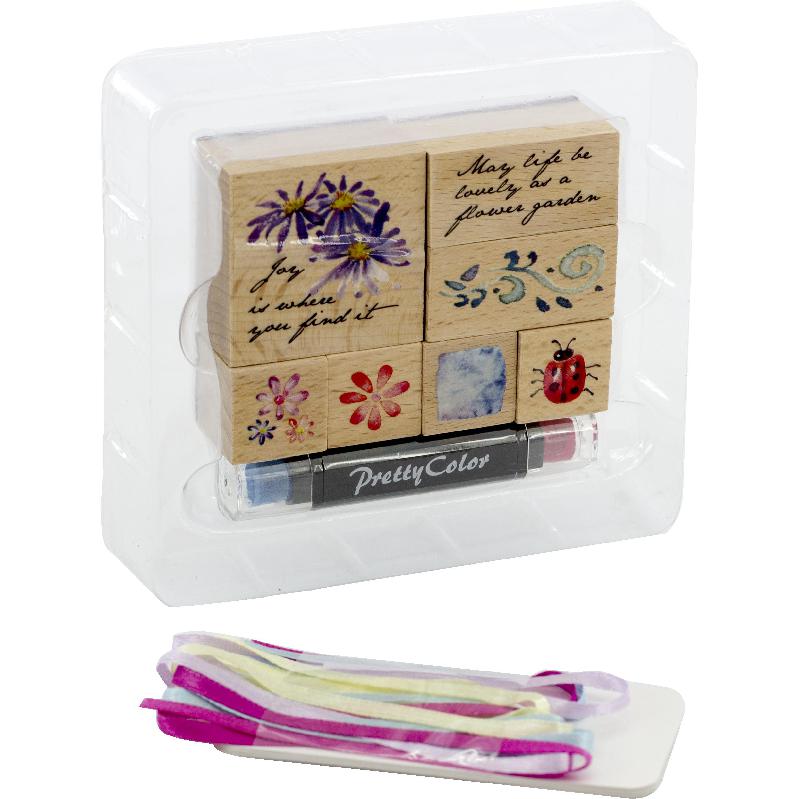 Wooden Stamp Set Jarir Bookstore KSA