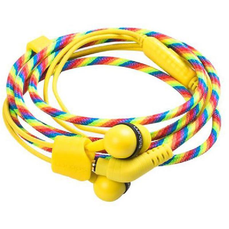 Wraps InEar Earphones Wired Rainbow Jarir Bookstore KSA