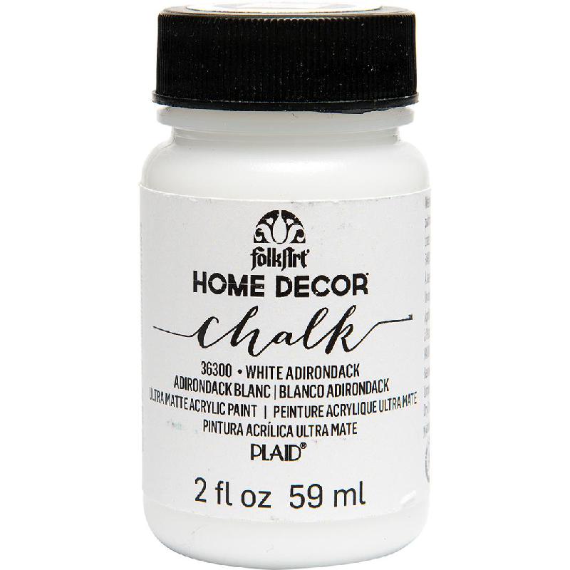 Plaid Home Decor Acrylic Paint Chalk White Adirondack Jarir Bookstore KSA