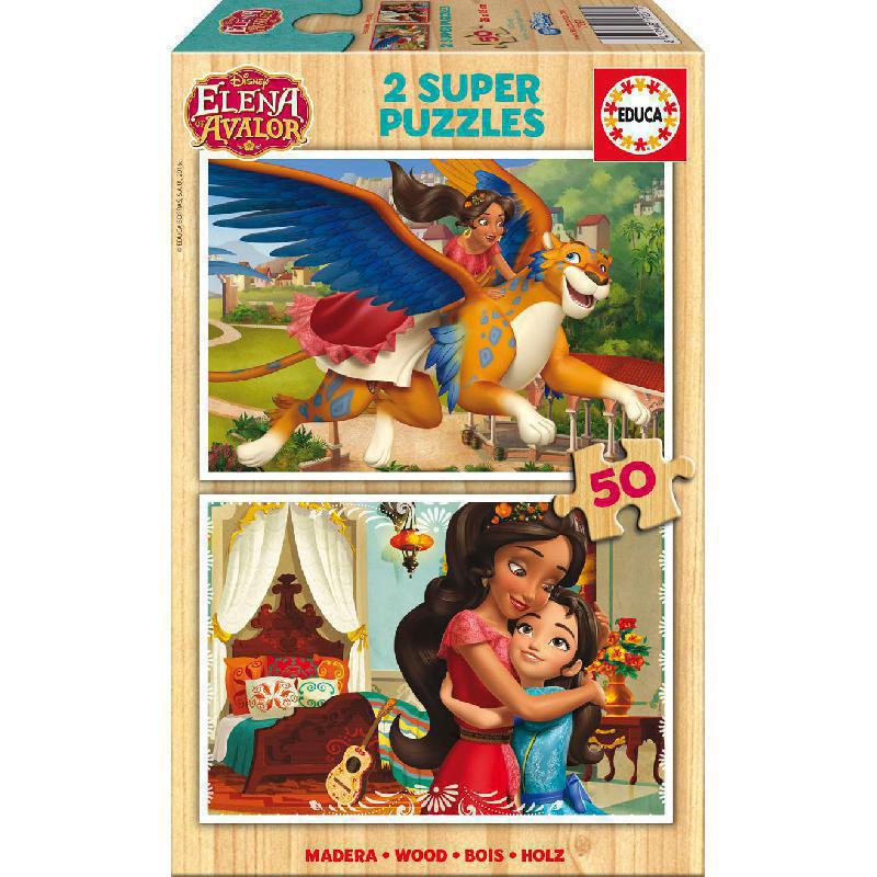 Educa 2 Super Puzzles Elena of Avalor Picture Puzzle 50 Pieces - Jarir ...