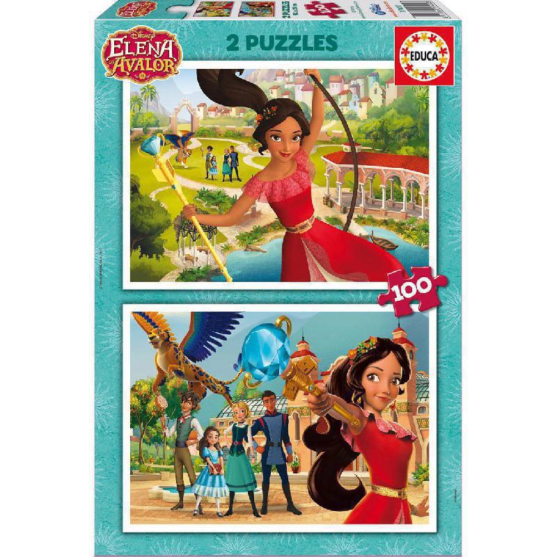 Educa 2 Puzzles Elena of Avalor Picture Puzzle 100 Pieces - Jarir ...