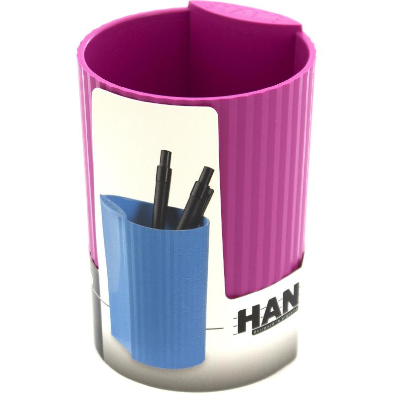 HAN Bravo Pen Cup, Plastic, Pink