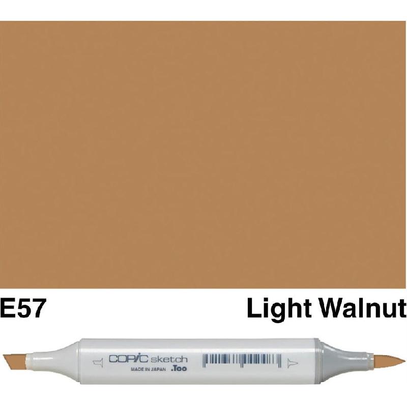 COPiC Sketch E57 Graphic Art Marker Light Walnut Jarir Bookstore KSA