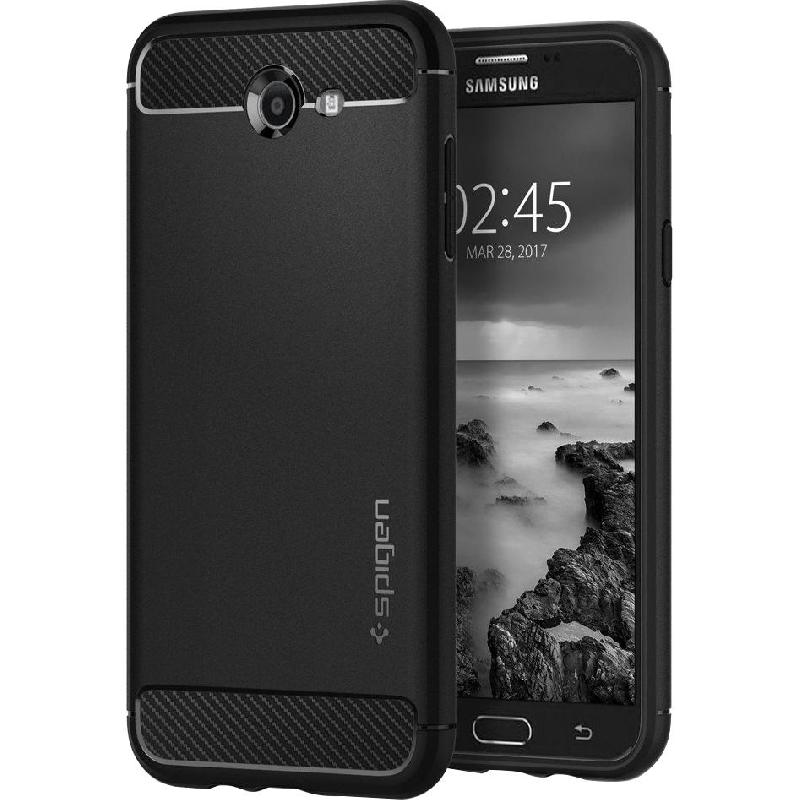 Spigen Back Cover Mobile Case for (Samsung) Galaxy J7 2017 Black Spigen