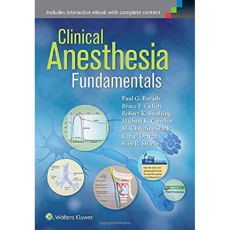 Clinical Anesthesia Fundamentals | الكتب الطبية | التخدير | الكتب الانجليزية | الشحن الدولي