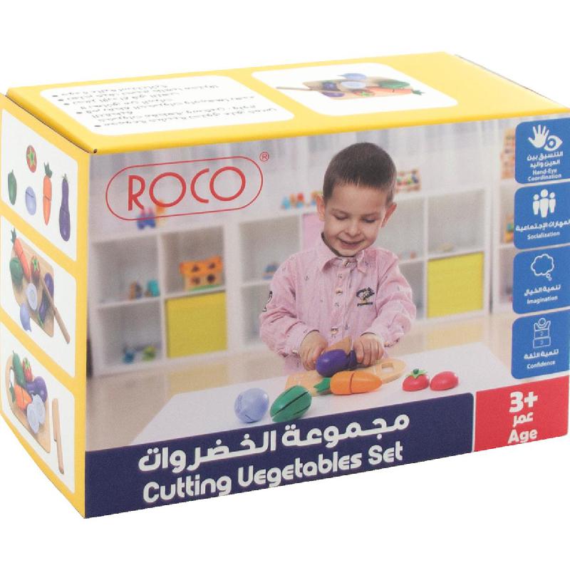 Roco Cutting Vegetable Set Kid's Pretend Play | Toys | Play Food | Toys & Kids Learning