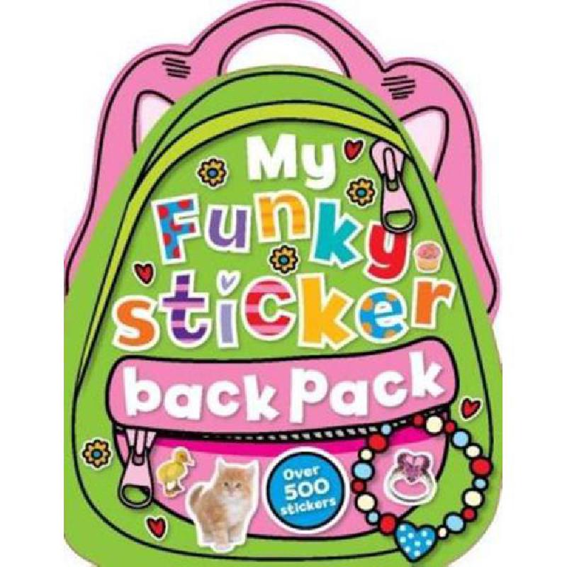 My Funky Sticker Backpack Shaped Sticker Books Chris Scollen - Jarir ...
