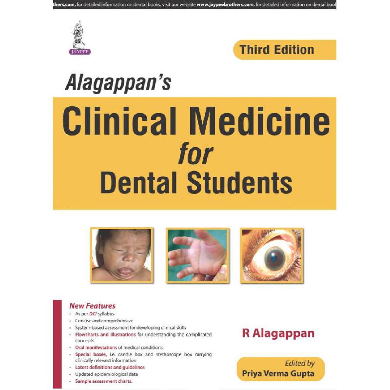 Alagappan's Clinical Medicine for Dental Students | الكتب الطبية | الكتب الانجليزية | طب الأسنان | أفضل العروض | الشحن الدولي