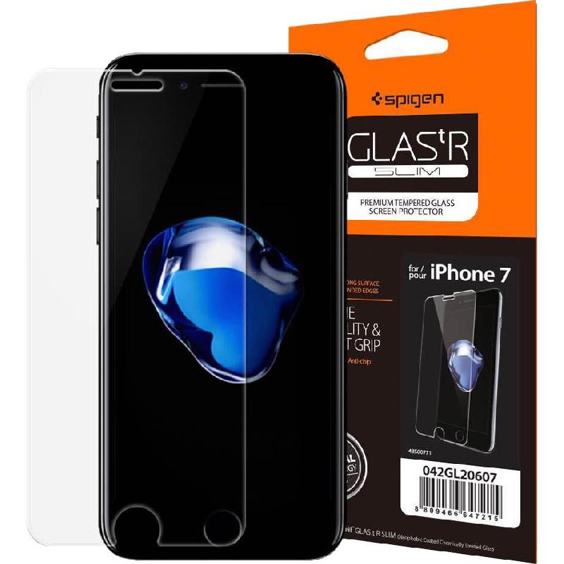 Spigen GLAStR Slim Tempered Glass, Rounded Edges Smartphone Screen