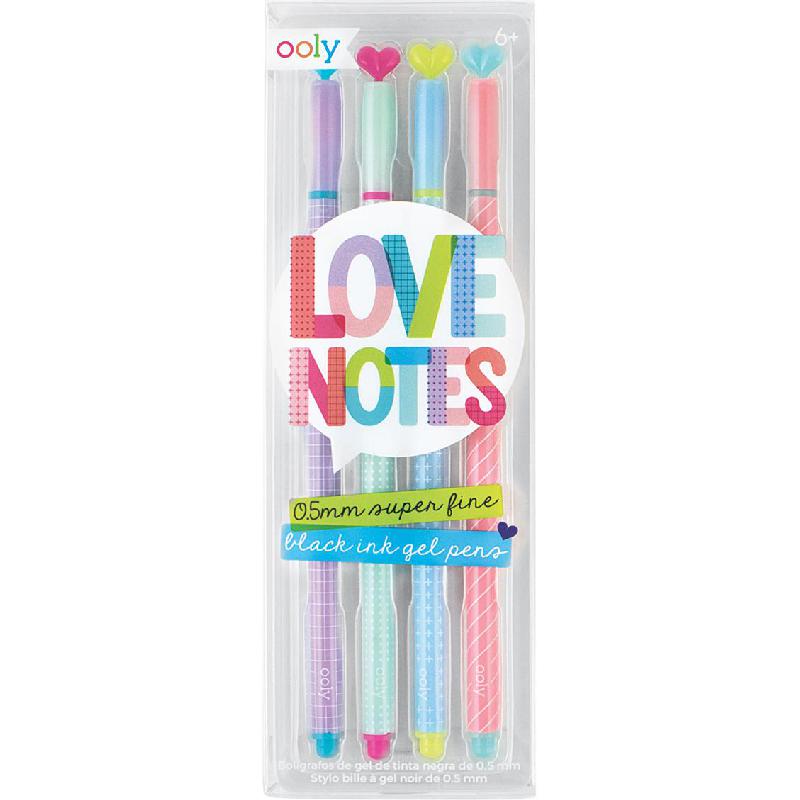 OOLY Love Notes Gel Ink Pen Black Ink Color Jarir Bookstore KSA