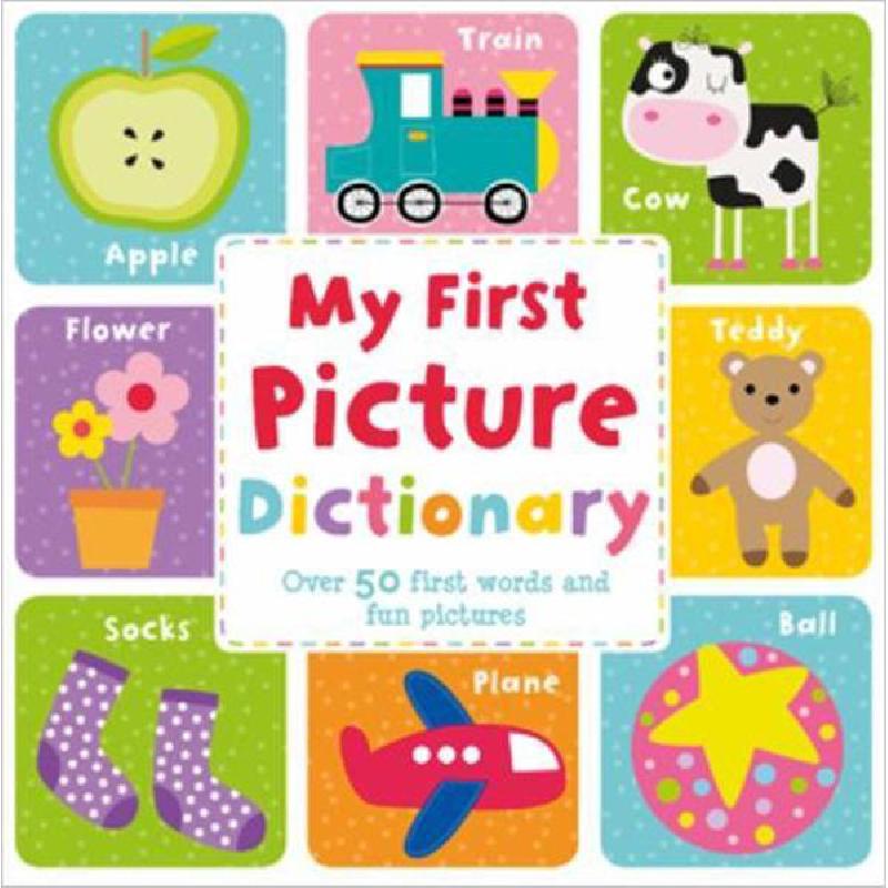 My First Picture Dictionary - Over 50 First Words and Fun Pictures | Children Books | English Books | Graphic Novels | Global Shipping | Children Dictionaries (8+)