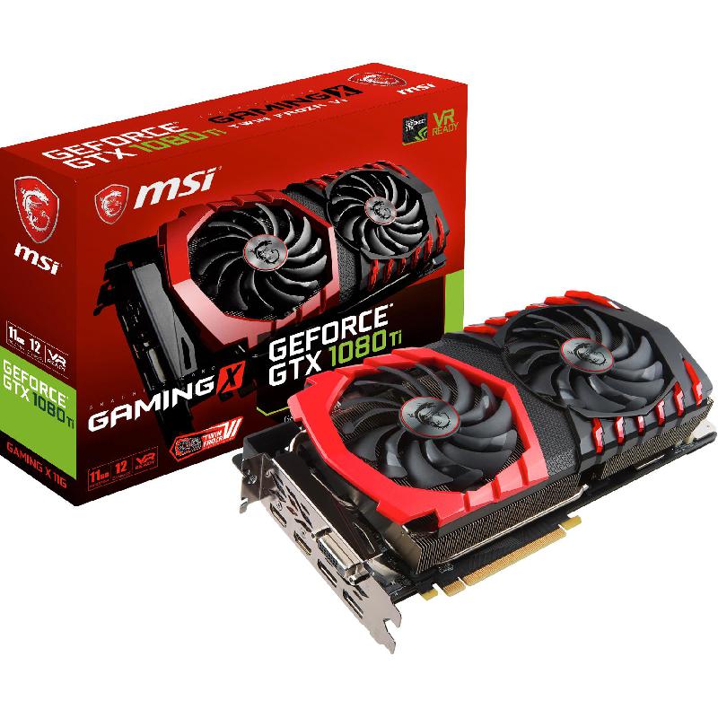 MSI GeForce GTX 1080 Ti GAMING Graphics Card 256-Bit GDDR5 11 GB