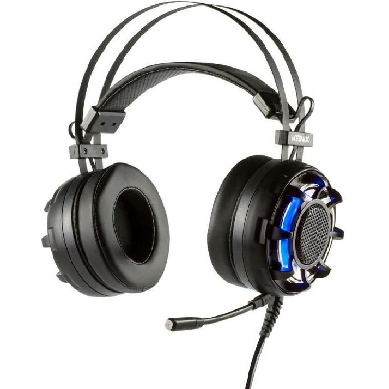 KONIX KONIX Pro 7 1 Surround Gaming Headset 40 mm Neodymium Magnet, 7.1 Surround Sound, Personalized Audio Calibration
