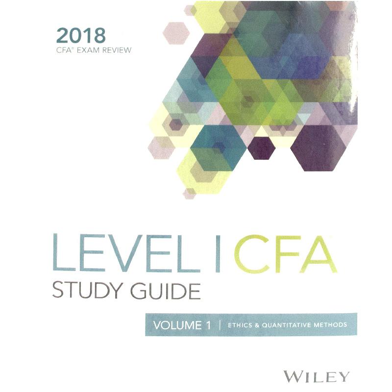 Wiley Study Guide for 2018, Level 1 CFA Exam CFA Curriculum Staffs of ...