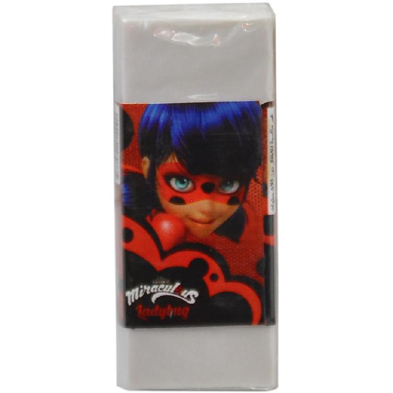 Disney Miraculous Sparkle Ladybug Plastic Eraser Jarir Bookstore KSA