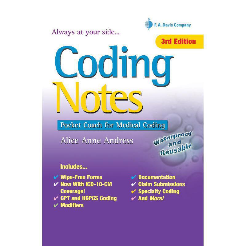 Coding Notes, 3rd Edition Davis's Notes Alice Anne Andress - Jarir.com KSA