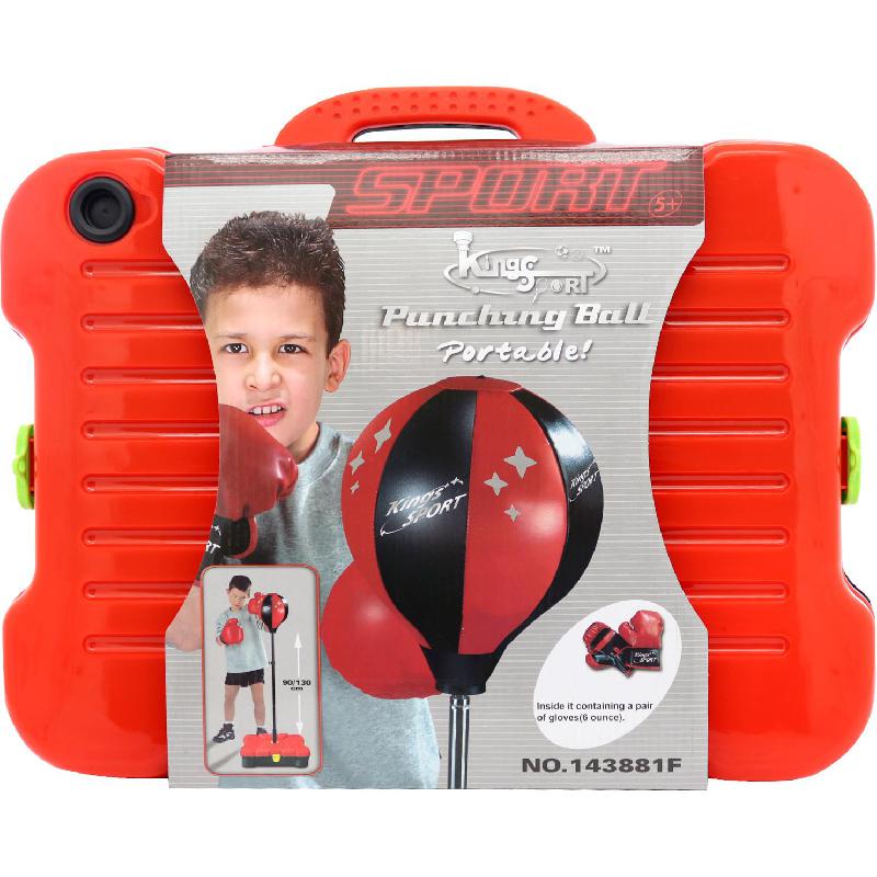 Kingsport Stand Punching Ball Sport's and Active Play Black/Red Jarir