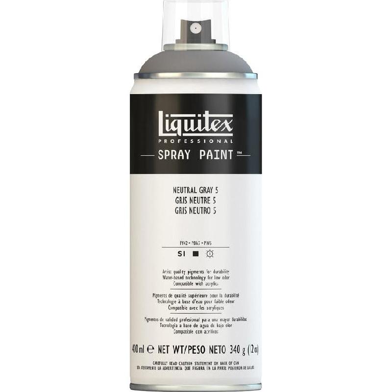 Liquitex Spray Paint All Purpose InteriorExterior Neutral Grey 5