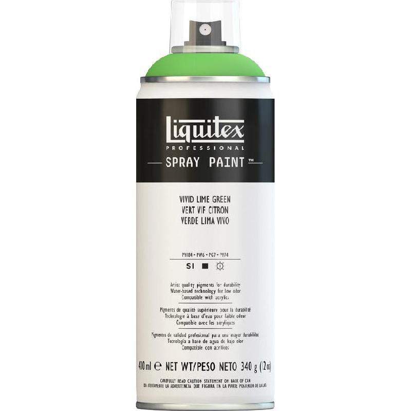 Liquitex All Purpose Interior-Exterior Spray Paint, Vivid Lime Green