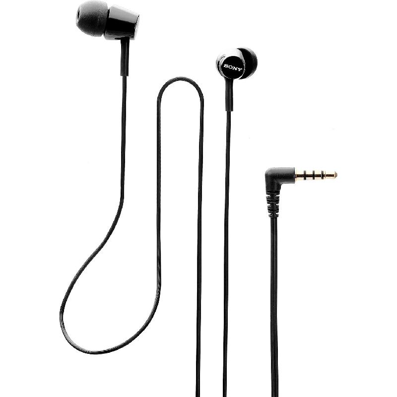 Sony MDREX155 InEar Earphones Wired Black Jarir Bookstore KSA