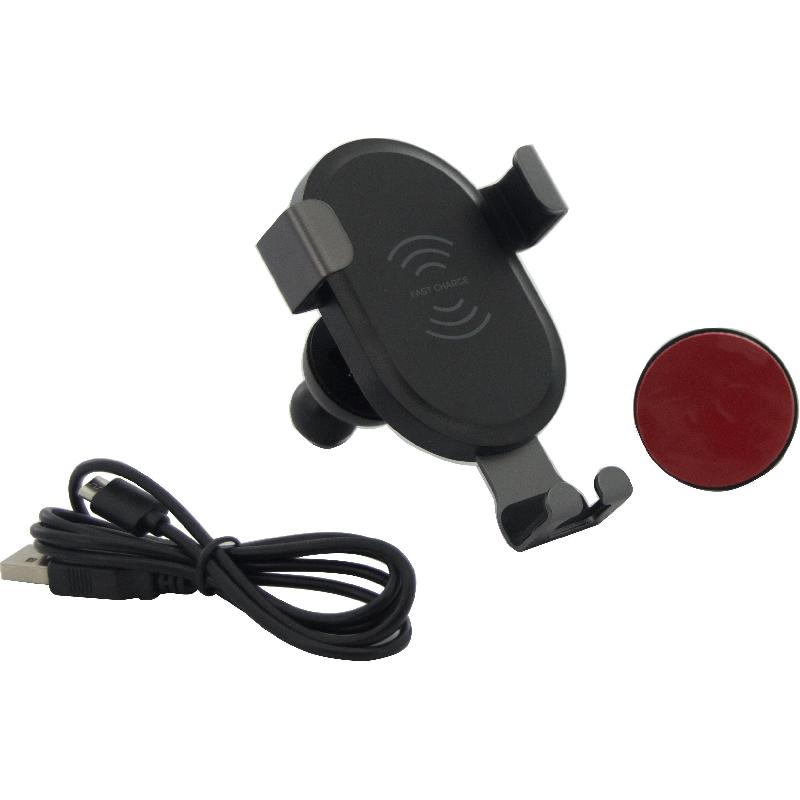 BQ01 10W Wireless Car Gravity Phone Holder Smartphone Car Accessory