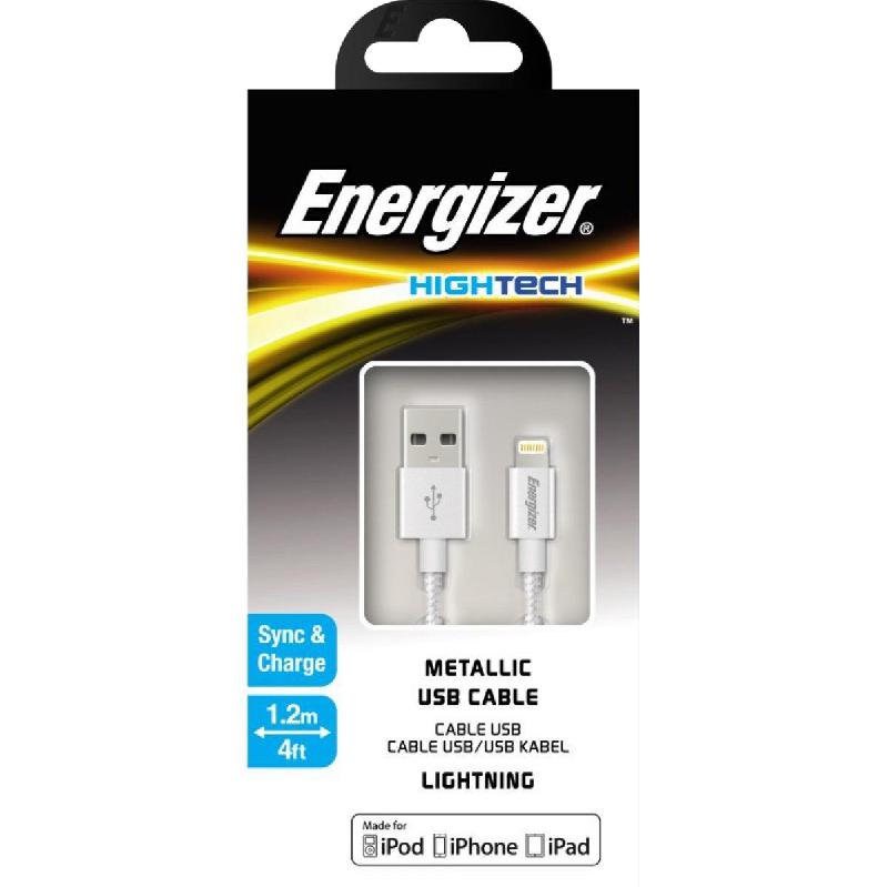 Energizer Lightning to USB Sync Charge Cable m