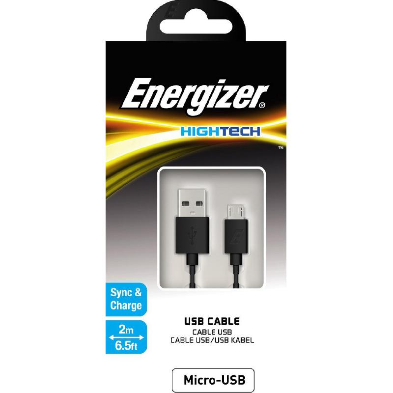 Energizer Micro USB to USB 2.0 Sync & Charge Cable | Smartphone Accessories | Smartphone Cables