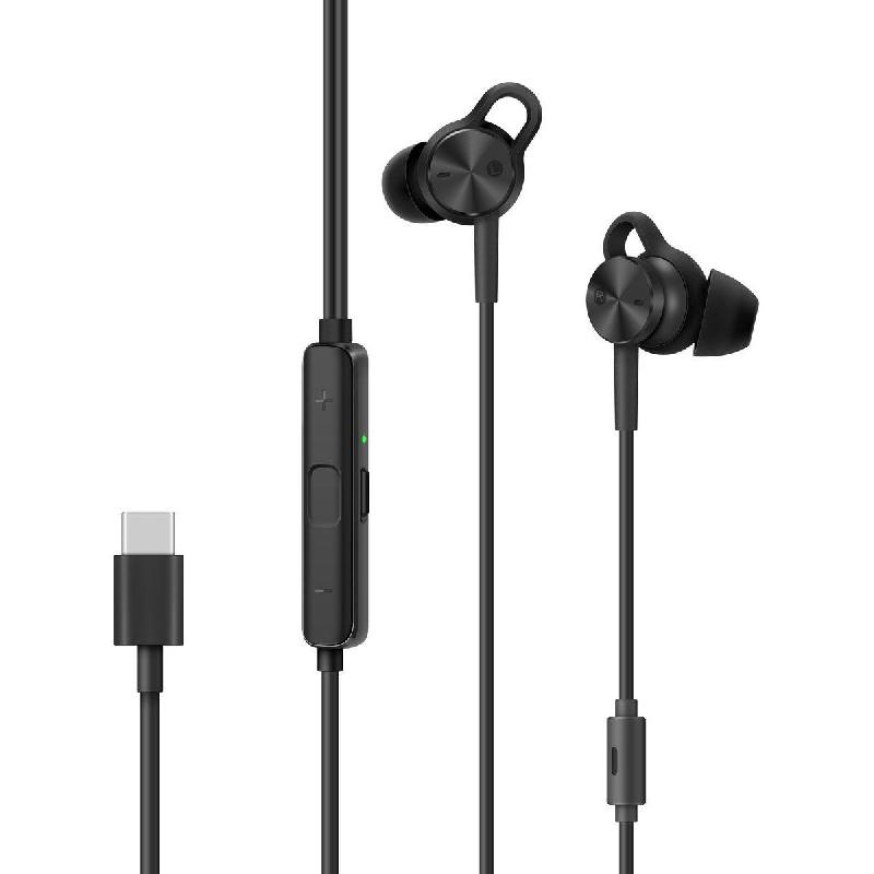 Huawei CMQ3 InEar Earphones Wired Black Jarir Bookstore Qatar