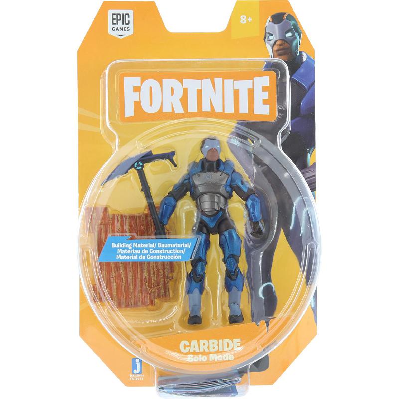Jazwares Fortnite Solo Mode Core, Carbide Action Figure Grey/Blue Jarir Bookstore KSA