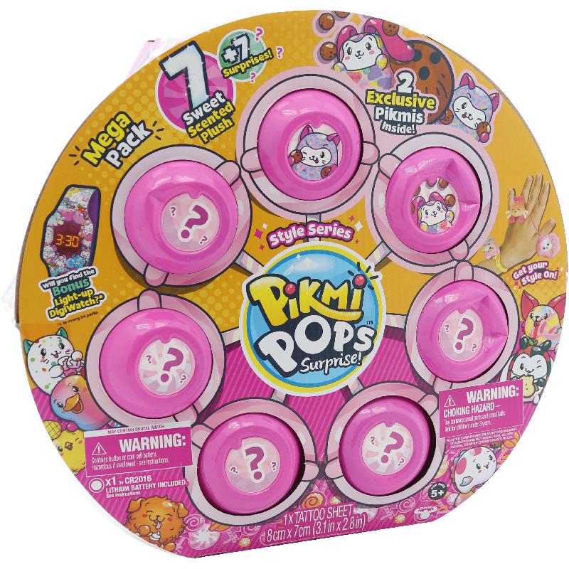 Moose Pikmi Pops Surprise! Mega Pack Play Figure Hyperspace Gold ...