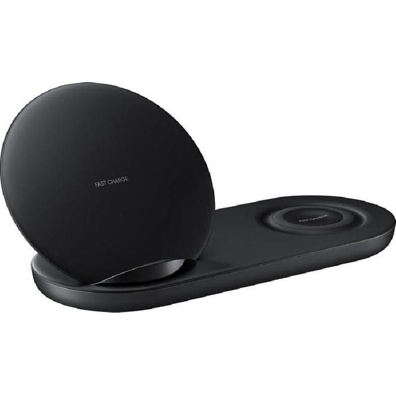 Samsung DUO Wireless Charging Pad + Crown, Qi/PMA, 10 Watts, Black