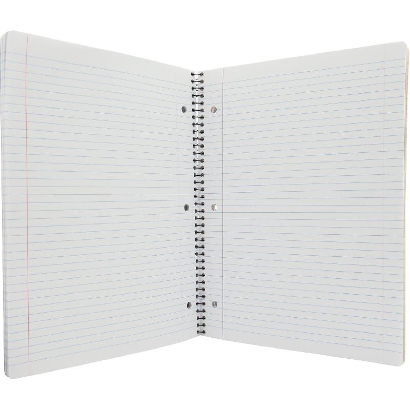 Roco Neon Notebook, A4, 150 Sheets, Single Ruled (Arabic), Royal Blue