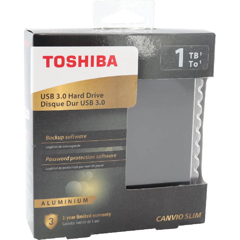 Toshiba Canvio Slim 3 Portable Hard Disk Drive 1 TB Jarir Bookstore UAE
