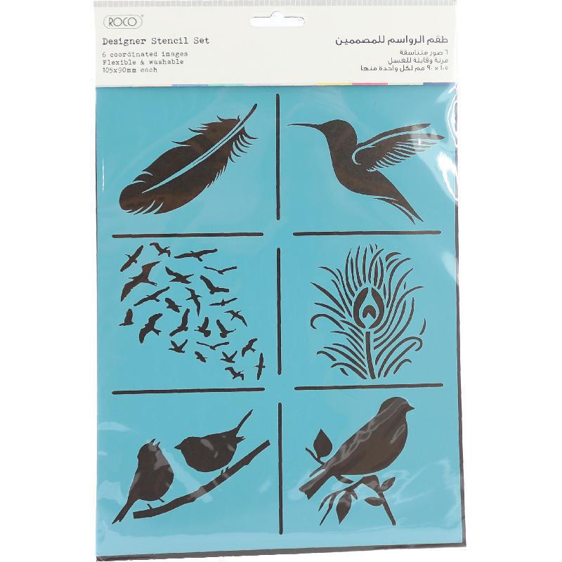 Roco Design Stencils | Printing & Stenciling Materials | Arts & Crafts | Stenciling Materials