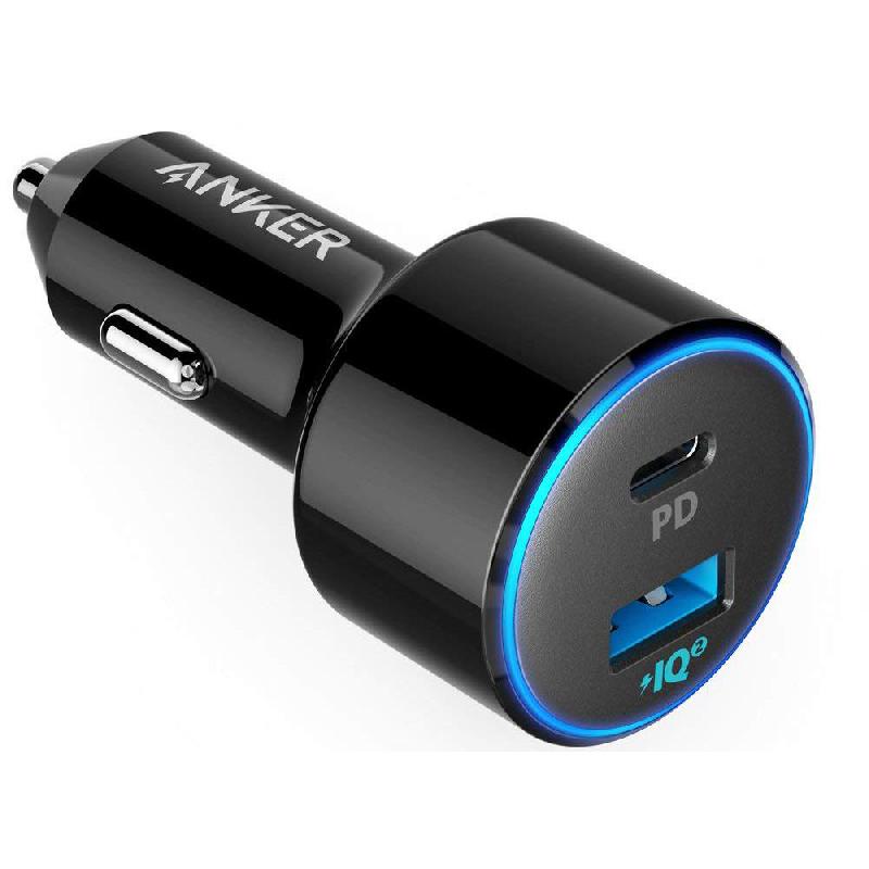 Anker PowerDrive Speed+ 2 USB Car Charger, Fast Battery Charging, Dual
