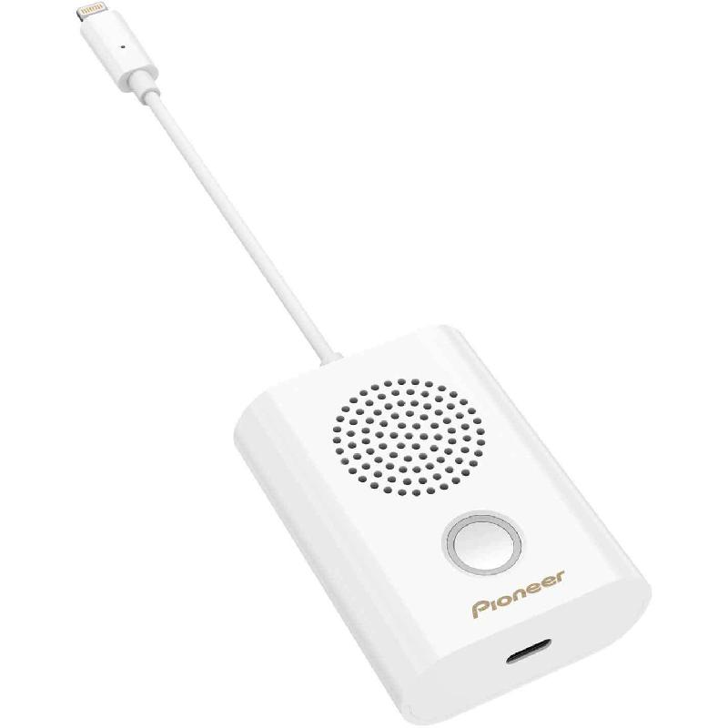 Pioneer Rayz Rally – Kit Mains Libres Conférence Pour IPhone – Alimenté Par Lightning – Noir
