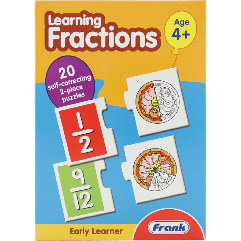 Frank Early Learner Learning Fractions Numbers Puzzle | Learning Aids | Learning Numbers | Toys & Kids Learning | Shop By Grade | Kinder Garten