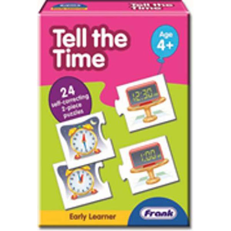 Frank Early Learner Tell The Time Puzzle & Activity Set | Learning Aids | Toys & Kids Learning | Learning & Development