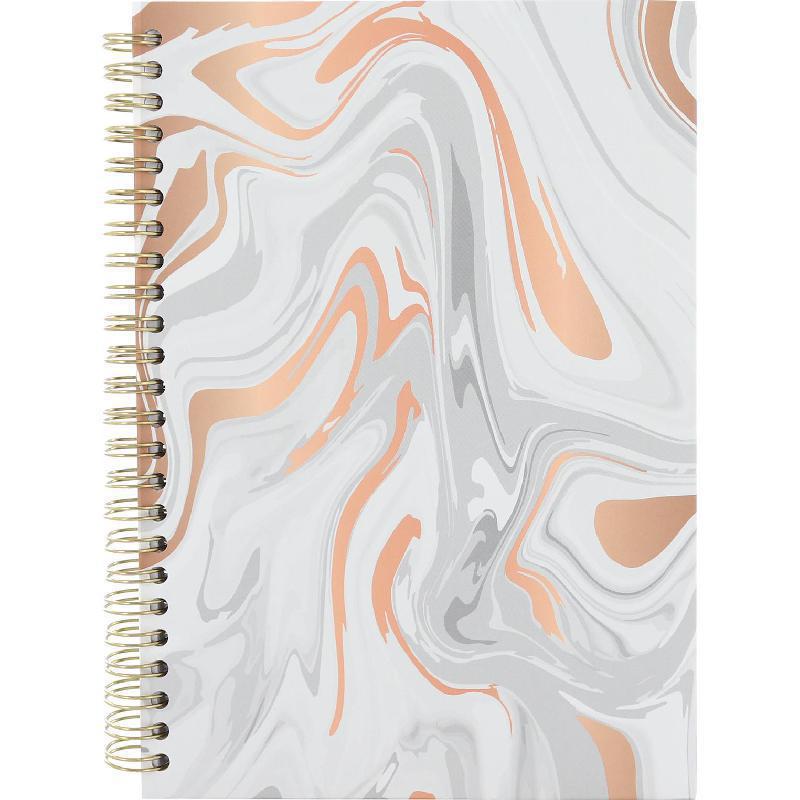 Roco Notebook, Milky, A5, 100 Sheets, Lined, White/Orange