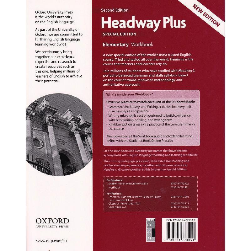 New Headway Plus: Elementary Workbook | School Textbooks | High School Books | English Books | Global Shipping New Headway Plus: Elementary Workbook | School Textbooks | High School Books | English Books | Global Shipping