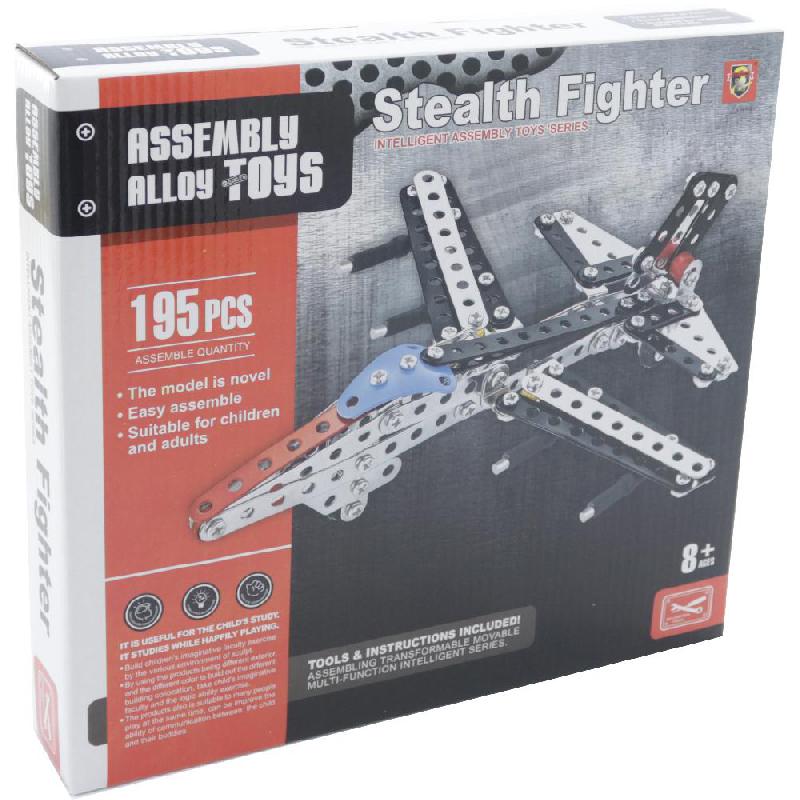Stealth Fighter Constructive Toy Kit, 7 Years and Above