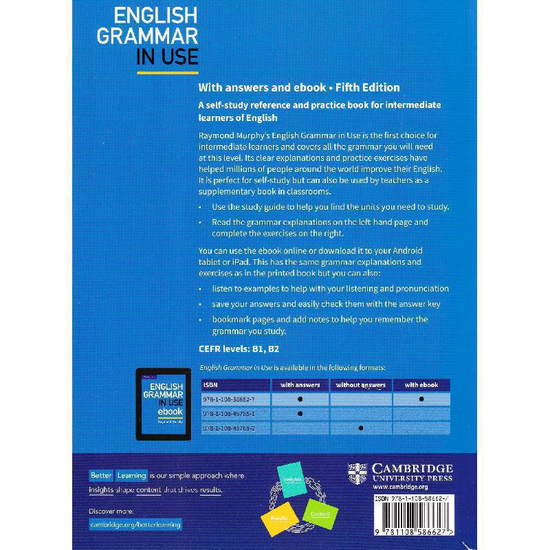 English Grammar in Use | التربية والتعليم | اللغة الانجليزية | الكتب الانجليزية | الشحن الدولي English Grammar in Use | التربية والتعليم | اللغة الانجليزية | الكتب الانجليزية | الشحن الدولي